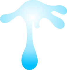 water splash, transparent water splashing shape, aqua drop
