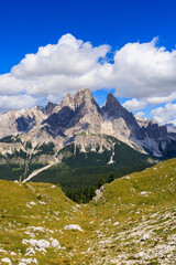 Fototapeta premium Dolomites view from mount Faloria - Italy