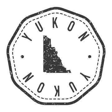 recommend clip art: Yukon, Canada Map Stamp Retro Postmark. Silhouette Postal Passport. Seal Round Vector Icon. Badge Vintage Postage Design.