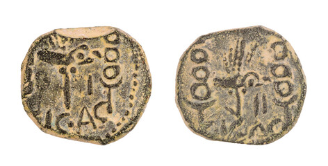 Roman coin minted in Guadix. a c c i.