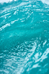 Light blue gel texture.