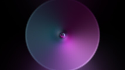 Abstract radial. Computer generated 3d render