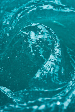 Light blue gel texture. © Artem Mykhailichenko