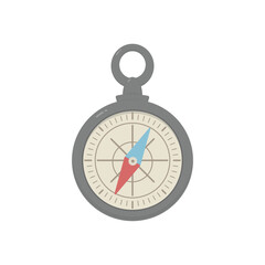 Compass vector illustration. Navigation equipment for travel. Compass sign