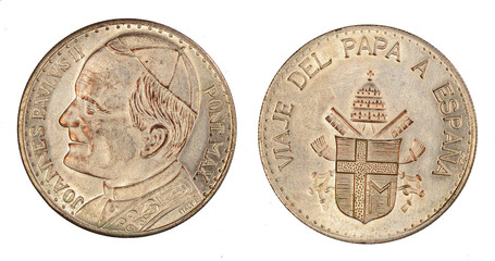Coin of Pope John Paul II