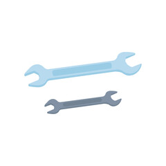 Wrench tool icons. Vector illustration