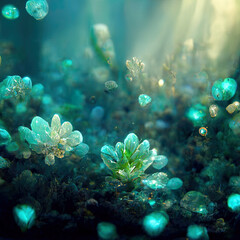 Fototapeta na wymiar underwater sea scape