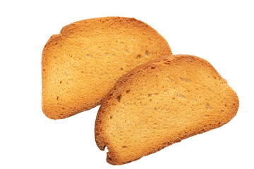 Bread isolated on white background.