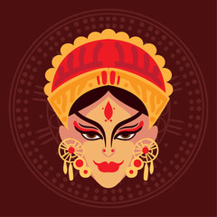 goddess Durga Puja character