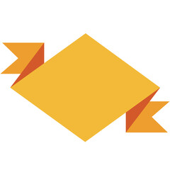 Ribbon text. Modern simple ribbon. Vintage Starburst label.