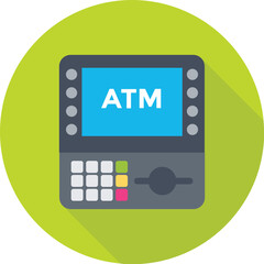 Atm Machine Vector Icon