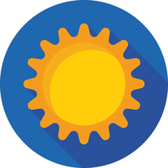 Sun Vector Icon