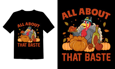 Thanksgiving T Shirt Design