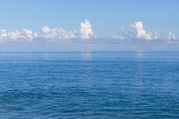 Blue sky and the sea in Hualien