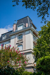 Dans les rues de Montreux en Suisse
