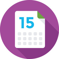 Calendar Vector Icon 