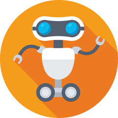 Robot Vector Icon 