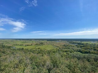 landscape with sky and clouds