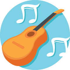 Guitar Vector Icon 