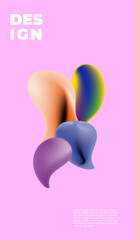 Design posters or social media posts with abstract concepts