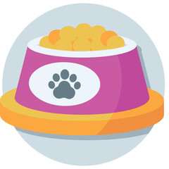 Pet Food Vector Icon 