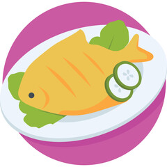 Fish Vector Icon 