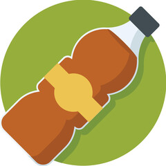 Water Bottle Vector Icon 