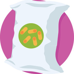 Flour Sack Vector Icon 