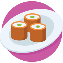 Sushi Vector Icon 