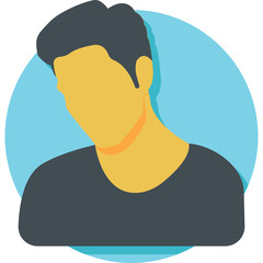 Young Man Vector Icon