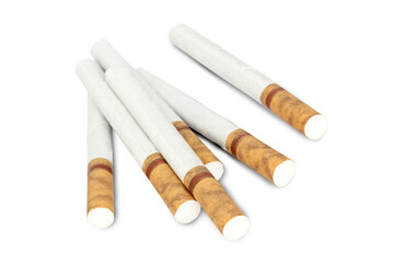 cigarette isolated on white background. health and lifestyle concept