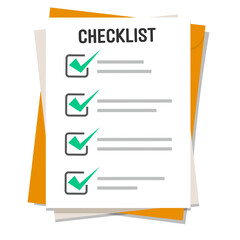 Checklist, complete tasks, to-do list