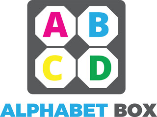Alphabet Box Education School Logo