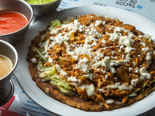 Mexican food sope