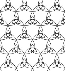 Grid seamless vector pattern. Luxury geometric abstract background.