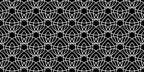Openwork seamless vector pattern. Luxury geometric abstract background.
