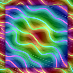Fototapeta premium Moving colorful lines of abstract background