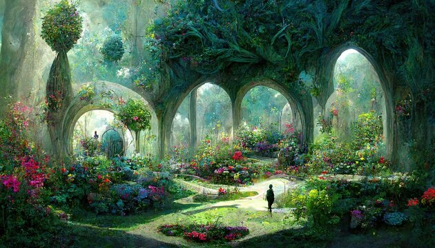 Magical garden on sale