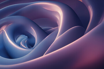 A 3D abstract background with spiral