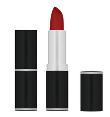 Woman lipstick on white background, vector