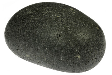 basalt from the Baltic Sea coast in Waabs, Germany isolated on white background