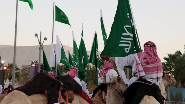 The Founding Day Holiday Celebrations In Saudi Arabia.