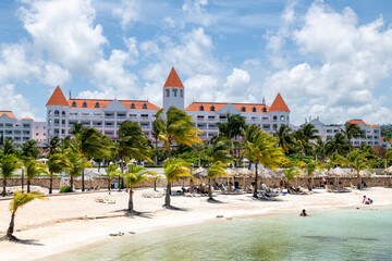 View of  Runaway Bay beach (Jamaica).
