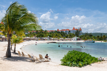 View of  Runaway Bay beach (Jamaica).
