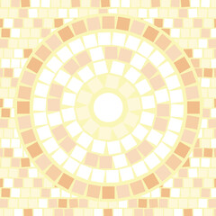 Mosaic mandala background