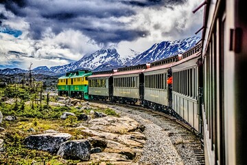 white pass mountains alaska