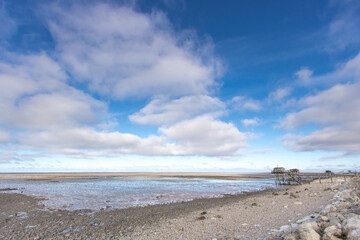 pêcheries le long de l'océan atlantique en charente Maritime près de La Rochelle 