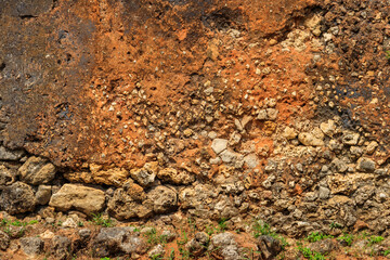 Background of the stone wall