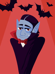 halloween dracula character