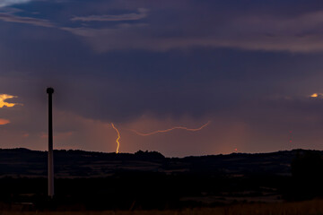 time lapse clouds over the city